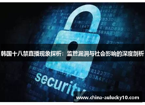 韩国十八禁直播现象探析：监管漏洞与社会影响的深度剖析